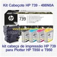 Cabeçote de Impressão HP 739  - 498N0A para Plotter HP Designjet T850, T950