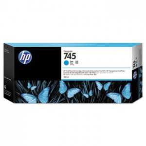 F9K03A Cartucho de tinta ciano HP 745 DesignJet 300 ml