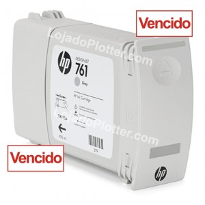 Cartucho HP 761 Cinza 400 ml - CM995A Vencido