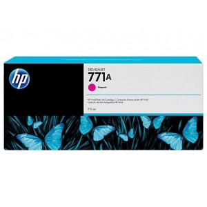 Cartucho HP 771 Magenta 775ml - B6Y17A (antigo CE039A) para Plotter Z6200, Z6600, Z6800